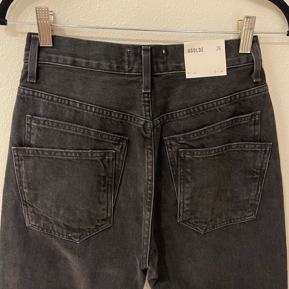 NEW AGOLDE Double Pocket Riley Straight Jeans 26